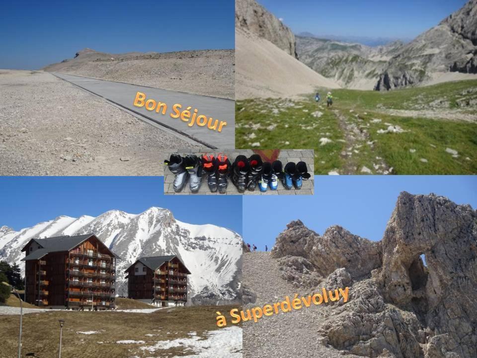 Appartement 8-10 Personnes Superdevoluy Hautes Alpes Rez De Chaussee Vue Panoramique 3 Chambres Le Devoluy Bagian luar foto