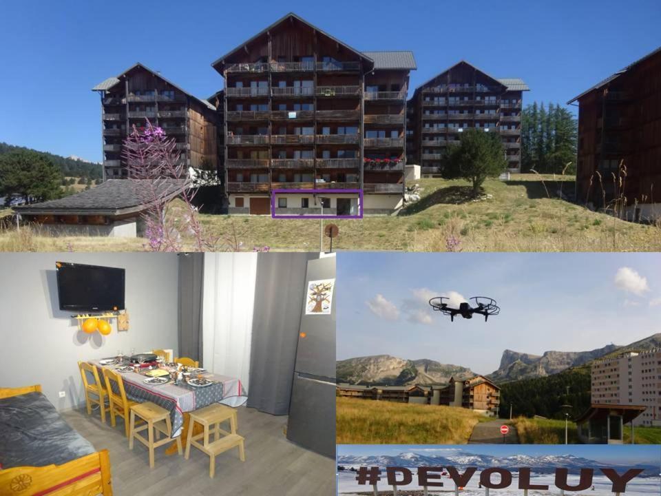 Appartement 8-10 Personnes Superdevoluy Hautes Alpes Rez De Chaussee Vue Panoramique 3 Chambres Le Devoluy Bagian luar foto