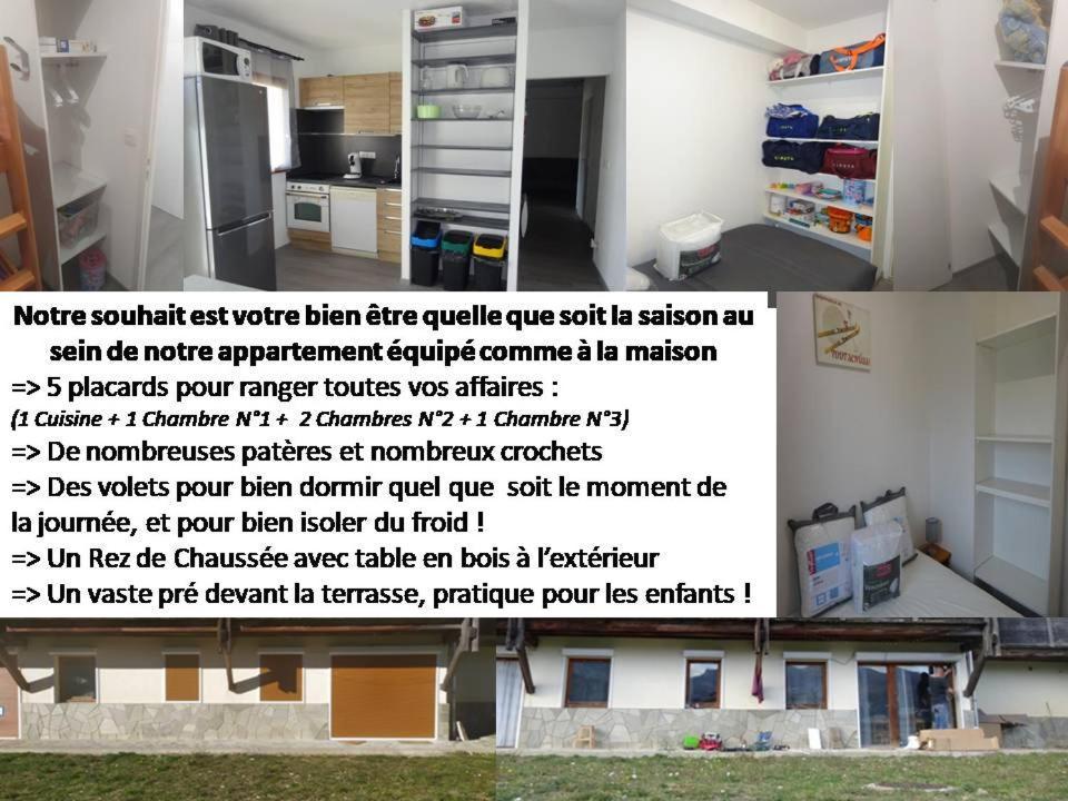 Appartement 8-10 Personnes Superdevoluy Hautes Alpes Rez De Chaussee Vue Panoramique 3 Chambres Le Devoluy Bagian luar foto